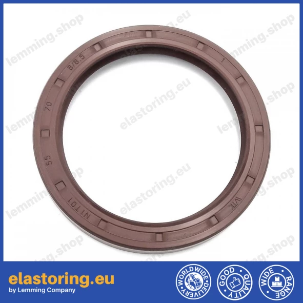 Pressure oil seal 55x70x8/8,5 N1T01 FPM [BABSL]